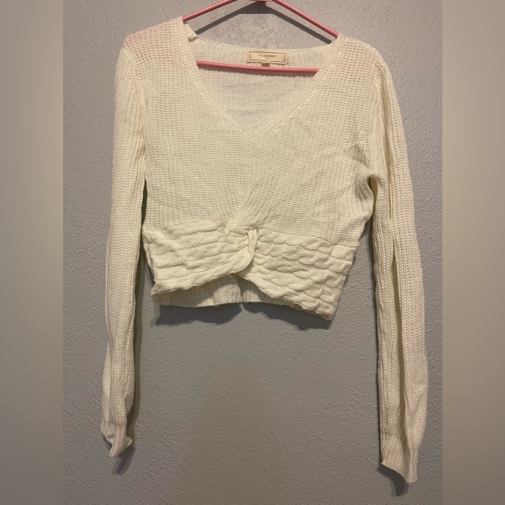 Cream sweater